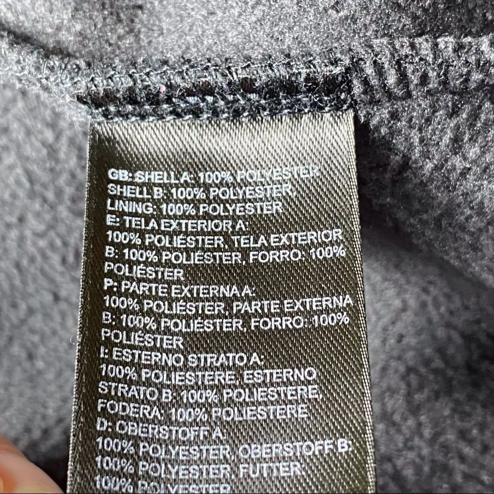The North Face Black Fleece Jacket Size Large